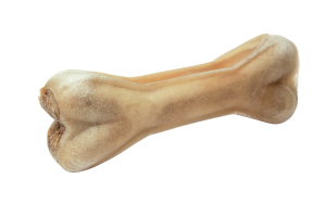 Fourfriends Beef rawhide chew bone with goat