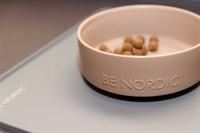 BE NORDIC skål, keramik/gummi Taupe