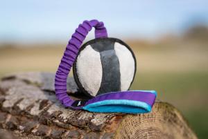 Joy of dog sport bungeesweetie xl ball wool lilac-turquoise *Förköp - få 10% rabatt