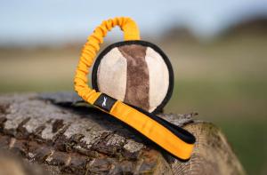 Joy of dog sport bungeesweetie xl ball wool orange-black *Förköp - få 10% rabatt