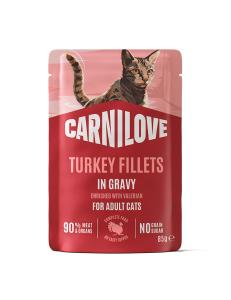 Carnilove Cat Pouch Gravy rich in Turkey 85 g