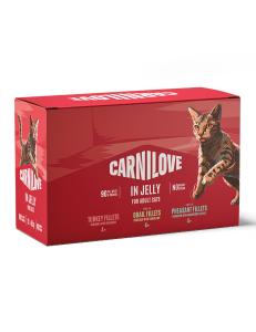 Carnilove Cat Pouch Jelly Multipack (12×85 g)