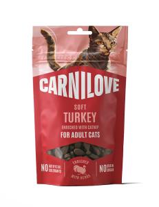 Carnilove Cat Soft Snack Turkey enriched with Catnip 50 g