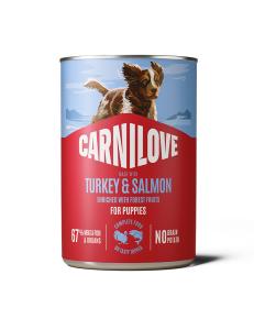 Carnilove Paté Salmon & Turkey for Puppies 400 g