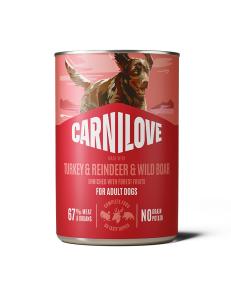 Carnilove Paté Turkey & Reindeer & Wild Boar 400 g