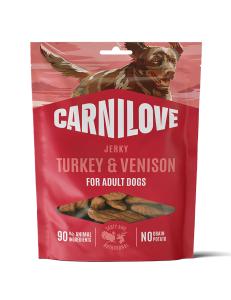 Carnilove Dog Jerky Turkey with Venison 100 g