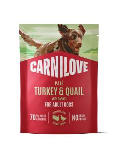 Carnilove Paté Turkey & Quial with Yellow Carrot 300 g