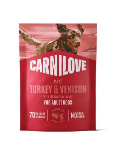 Carnilove Paté Turkey & Venison with Strawberry Leaves 300 g