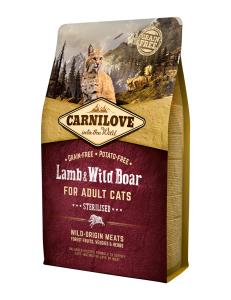 Carnilove Cat Lamb & Wild Boar Adult - Sterilized