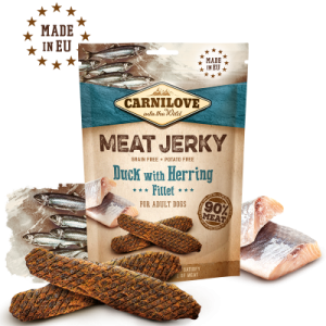 Carnilove Meat Jerky Duck with Herring Fillet 100g