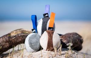 Joy of dog sport chewie ball leather blue *Förköp - få 10% rabatt