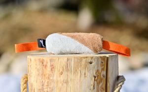 Joy of dog sport cutie tug toy leather orange Förköp - få 10% rabatt