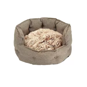 Hundbädd Classy Oval MemoryFoam Beige - Flera storlekar