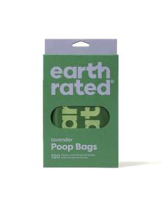 Earth Rated Bajspåsar med handtag Lavendel 120st