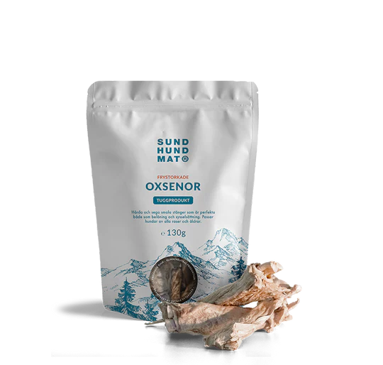 Sundhundmat Frystorkade Oxsenor 130g