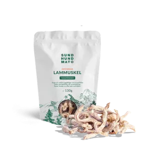 Sundhundmat Frystorkade Lammmuskel 130g