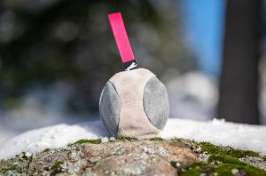 Joy of dog sport hefty ball leather pink *Förköp - få 10% rabatt