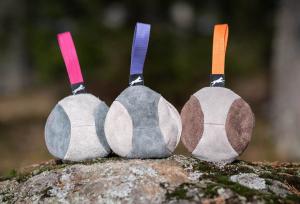 Joy of dog sport hefty ball leather orange *Förköp - få 10% rabatt