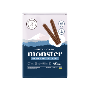 Monster Dog Dental Chew GF Chicken Month - Flera storlekar