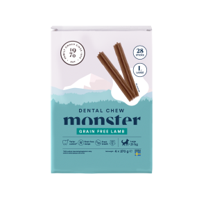 Monster Dog Dental Chew Lamb Month - Flera storlekar