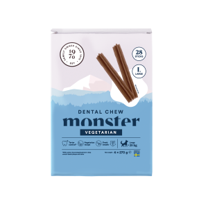 Monster Dog Dental Chew Veg. Month - Flera storlekar