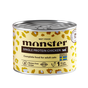 Monster Cat Adult Single Chicken Burk 200g