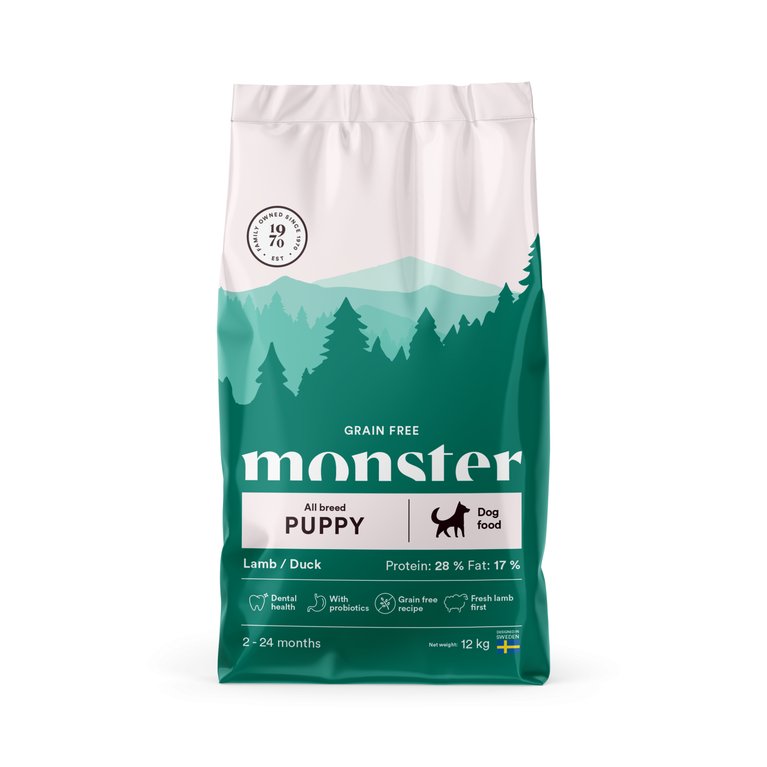 Monster Grain Free Puppy Lamb&Duck