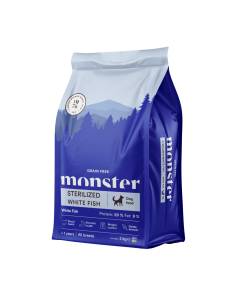 Monster Grain Free Sterilized White Fish