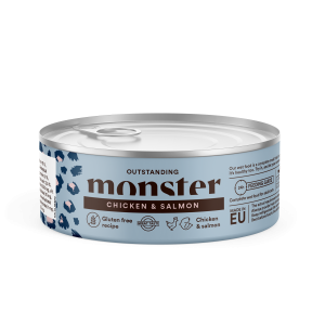Monster Cat Ad Multi Chicken/ Salmon Burk 100g