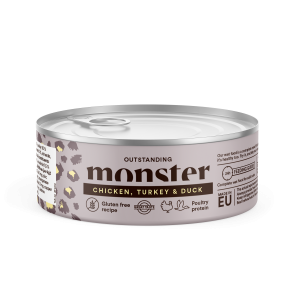Monster Cat Ad Multi Chicken/Turkey/Duck Burk 100g