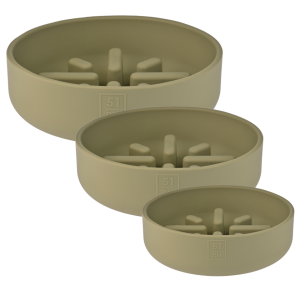 51 Degrees North - Slow Feeder Bowl -  Khaki