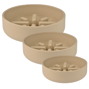 51 Degrees North - Slow Feeder Bowl -  Sand