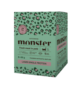 Monster Cat Pouches Adult Lamb 85g