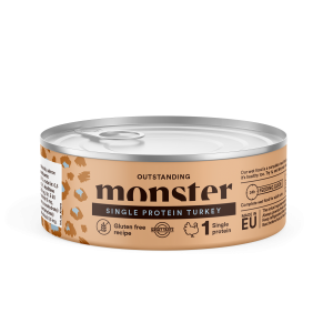 Monster Cat Adult Single Turkey Burk 100g