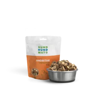 Sundhundmat Frystorkade Andbitar 60g