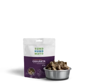 Sundhundmat Frystorkat Oxhjärta 60g