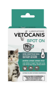 Fästingmedel Vetocanis Spot on Kattunge