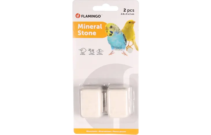 Två mineralstenar med jod