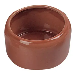 Keramikskål glaserad till duvor och fåglar, 10cm i diameter