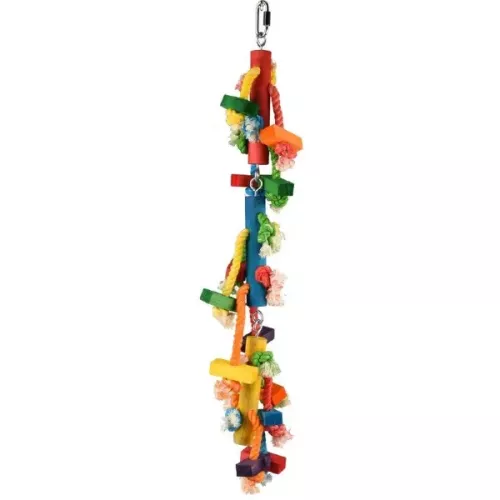 Färgglad hängleksak tredelad 53cm