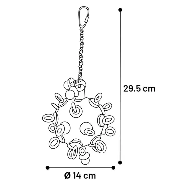 Hängleksak Jib Nappar 29cm