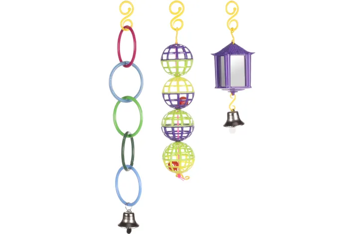 Mixleksaker till undulat – 3-pack (1)