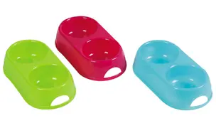 Dubbel skål neonfärg