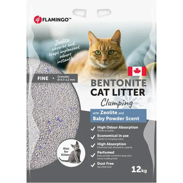 Kattsand Babypowder med Zeolite - 12kg