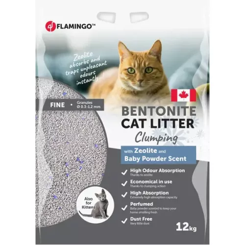 Kattsand Babypowder med Zeolite - 12kg