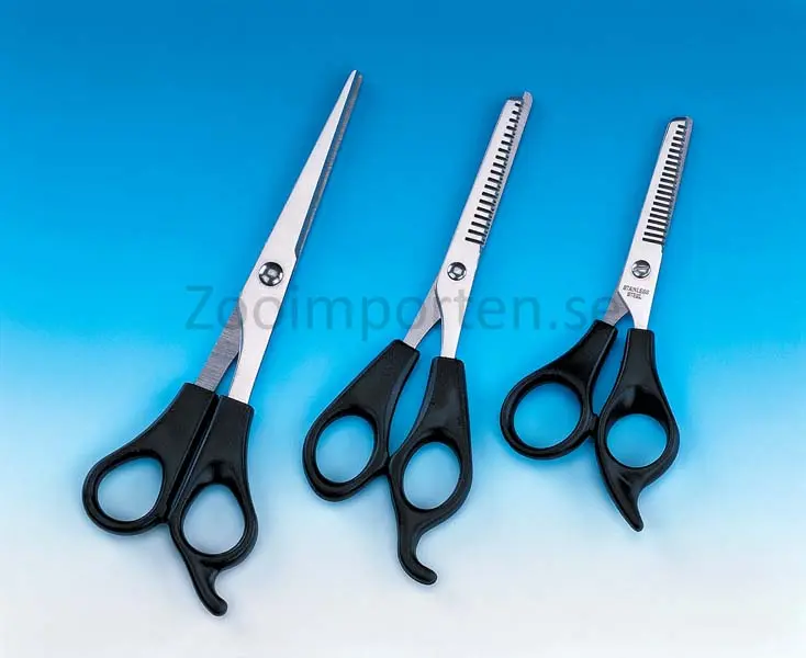 Effileringssax 14cm Svart