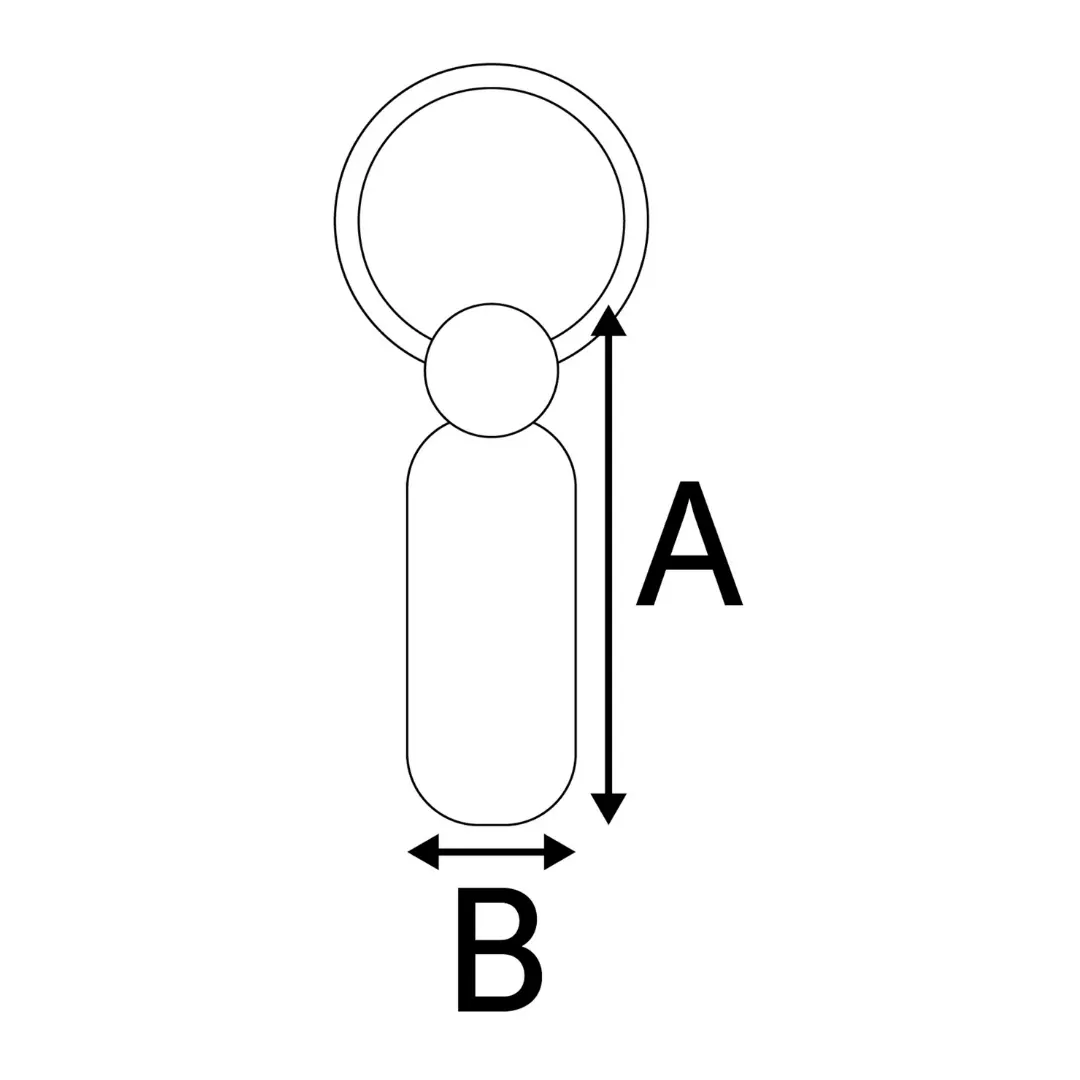 Address Tube Timo Silver 2,3 cm