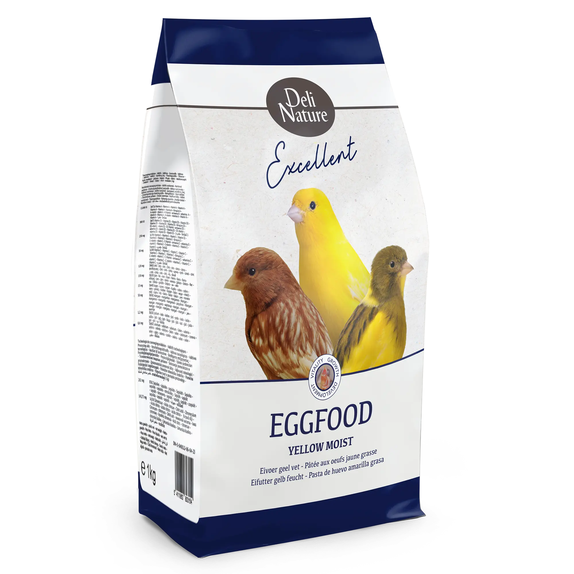Äggfoder Kanarie fuktig