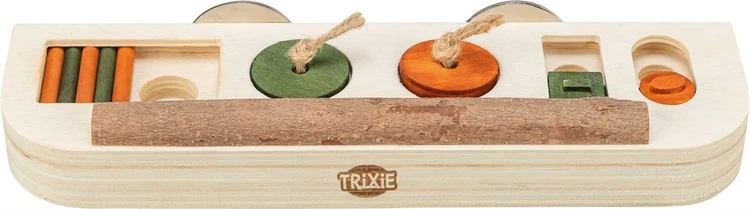 Aktiveringsleksak för fåglar – Träleksak med skruvfäste för bur