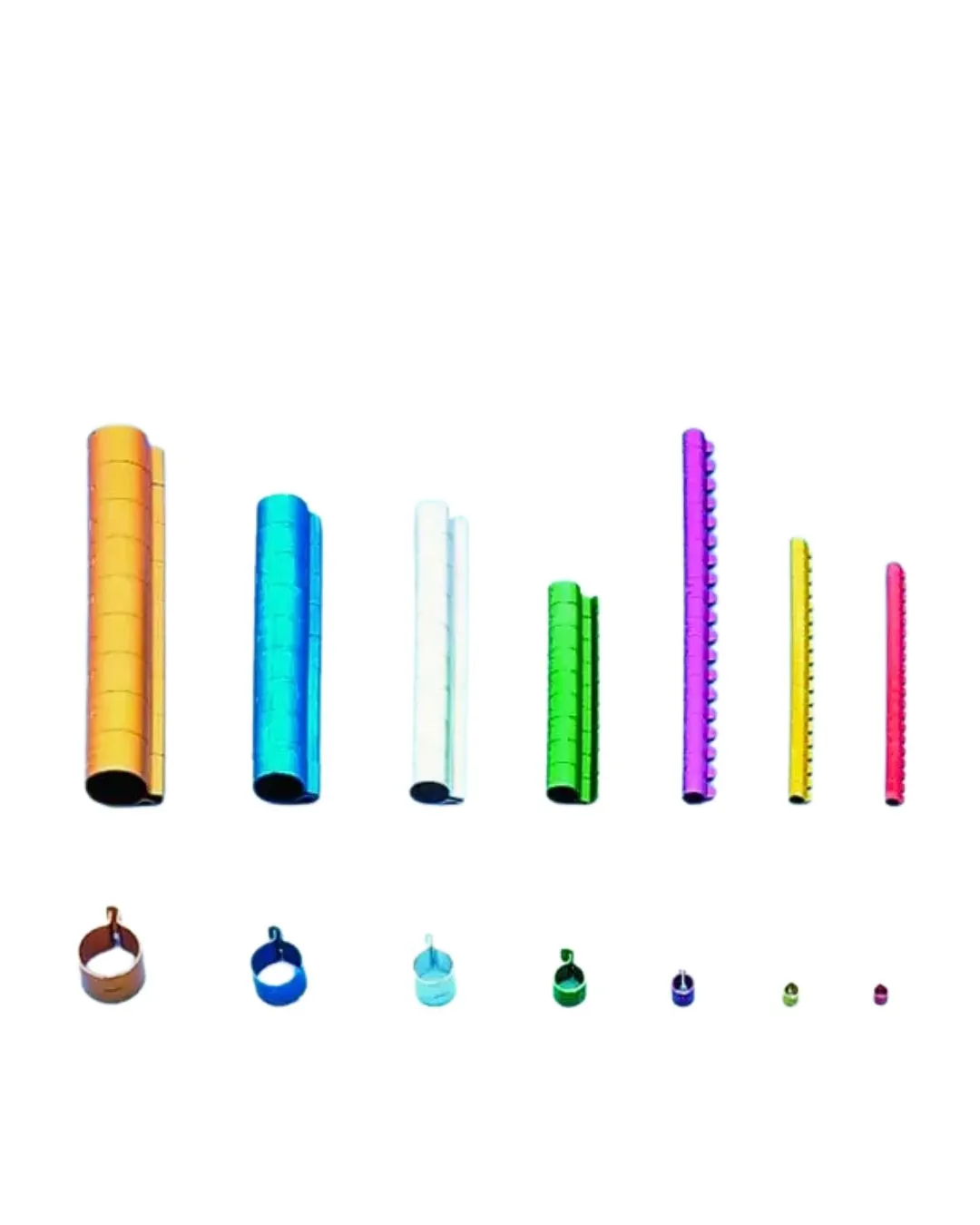 Märkringar till fågel aluminium